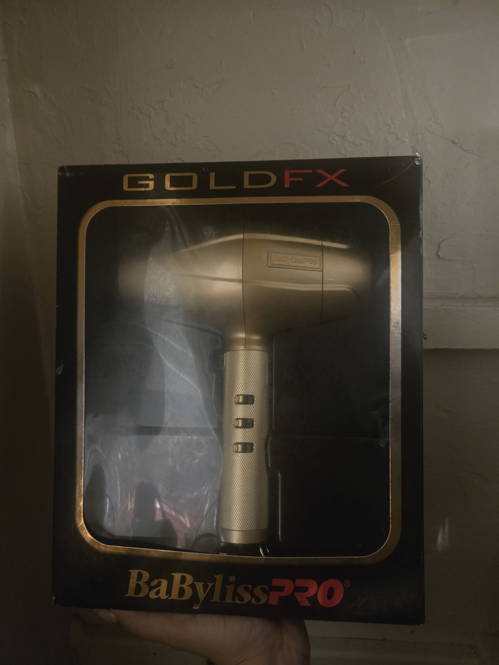 BaByliss GoldFX Metallic Gold Hair Dryer - Professional Performance